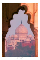 Taj Mahal (as seen from Jahangir Palace at Sunset)
