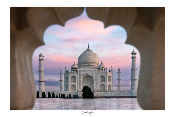 Taj Mahal, from Princess Diana's Bench