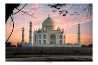 Soft Sunset at the Taj Mahal