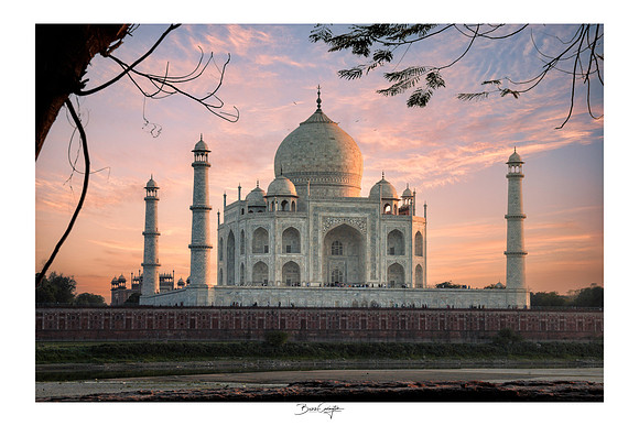 Soft Sunset at the Taj Mahal