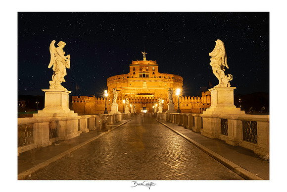 Ponte Sant'Angelo, Night