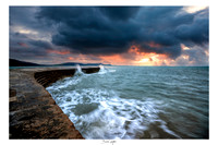 Lyme Regis Cobb at Sunrise