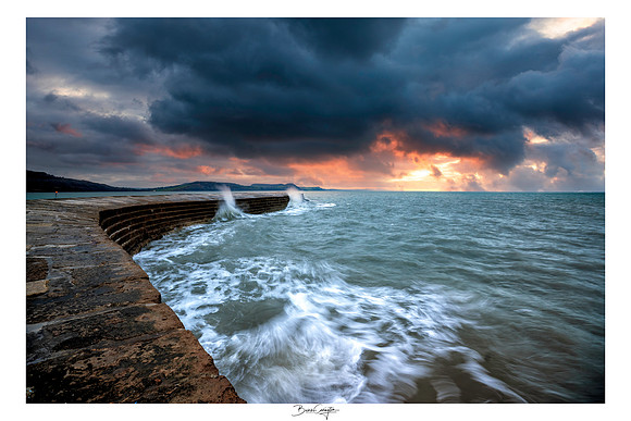 Lyme Regis Cobb at Sunrise