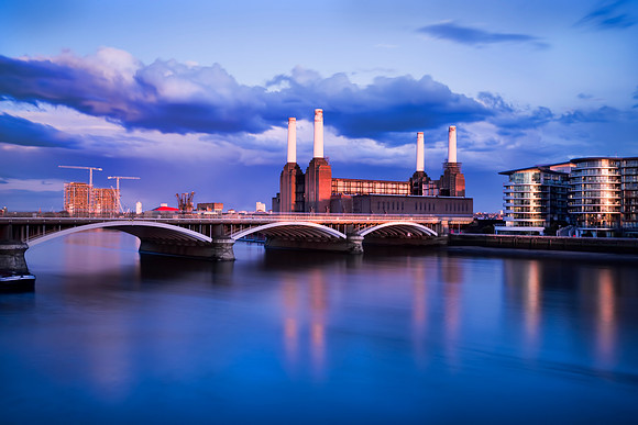 Battersea at Sunset