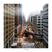 Chicago Rainy Morning